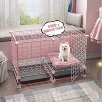 (Bán theo combo) Chuồng mèo giá rẻ lắp ghép lưới sắt đa năng nuôi thú cưng thỏ, bọ ú, sóc (Tặng khay vệ sinh,chốt nối,,
