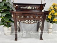 Bàn Thờ 2 Tầng Gỗ Cẩm Thị Cẩn Ốc Cao Cấp - BT907