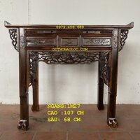 Bàn thờ gia tiên gỗ muồng ngang 1m27