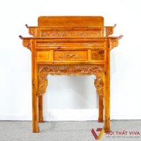 Bàn Thờ Gia Tiên 2 Tầng Gỗ Tràm Chạm Rồng Đẹp Giá Rẻ