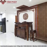 Bàn thờ gỗ Gụ Lào sang trọng BTG1108