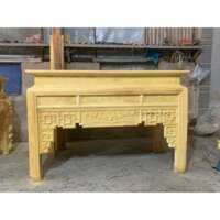bàn thờ gỗ mít nam phi giá xưởng sản xuất kích thước 197x117x87cm chân 12cm giá xưởng rẻ