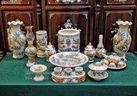 Ban thờ men rạn nổi Bát Tràng dành cho ban thờ 1m07 1m27 BT05