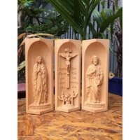 BÀN THỜ MINI GẤP GỌN GỖ BEACH - MẪU NGẪU NHIÊN