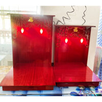 Bàn thờ ông địa ông thần tài, ván mdf có đèn