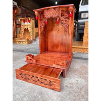 Bàn thờ ông địa thần tài gỗ xoan ngang 42