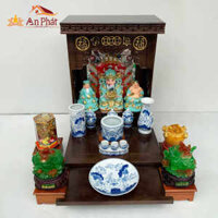 Bàn thờ ông địa thần tài hiện đại mái bằng (Tài Lộc) TT655