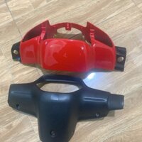 Bàn Thờ - ốp đầu trước  kèm bợ cổ xe Wave Thái - wave alpha - wave nhỏ 1 bóng MÀU ĐỎ CỜ - nhựa nguyên sinh cao cấp