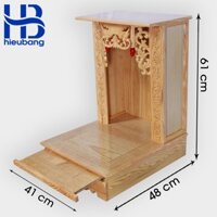 Bàn thờ thần tài giá rẻ 41cm