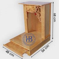 Bàn thờ thần tài giá rẻ 48cm