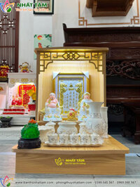 Bàn thờ Thần Tài Giá Rẻ BTTT-5025 Màu Sáng