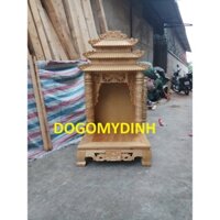bàn thờ thần tài giá xưởng mái thái kích thước 56x61cm