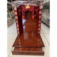 Bàn thờ Thần tài ông địa có trụ ngang 30cm