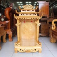 Bàn Thờ Thần Tài Ông Địa Gỗ Pơ Mu 100%