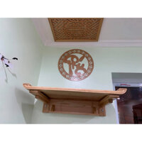 bàn thờ treo gỗ sồi