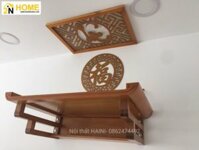 Bàn thờ treo tường gỗ Mít, mã BTM127