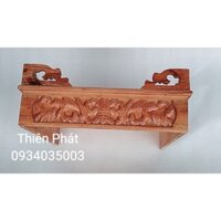 bàn thờ treo tường gổ xoan