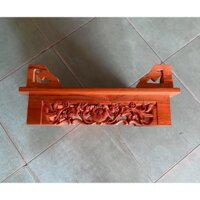 bàn thờ treo tường hoa sen 40cm - Đồ Gỗ Vinh