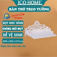 Bàn thờ treo tường, trang thờ Phật, bàn thờ ông Táo nhỏ gọn