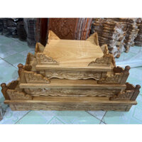 Bàn thờ treo tường,trang thờ gỗ gõ đỏ ngang 40-60-80 cm
