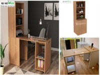 Bàn Thông Minh Xếp Gọn Kết Hợp Tủ Sách