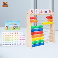 Bàn tính bằng gỗ predolo dành cho trẻ em Giá đếm số Máy tính toán phát triển cho trẻ tiểu học 1ST 2ND