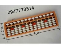 Bàn tính gảy Soroban cao cấp có nút bấm về 0 ( tặng file hướng dẫn học)