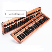 Bàn Tính Soroban - Gỗ Cao Cấp - 17 Cột