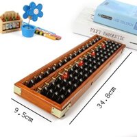 Bàn tính Soroban - gỗ cao cấp 15 cột