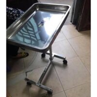 Bàn tít, xe đẩy y tế chất liệu inox dụng cụ phẩu thuật, spa