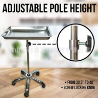 Bàn tít, xe đẩy y tế chất liệu inox, xe đẩy đựng dụng cụ phẩu thuật, spa