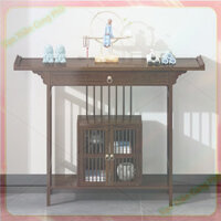 Bàn, toàn bộ tre để lưu trữ, đền thờ, tiền sảnh kiểu Trung Quốc mới, đơn giản và thời trang