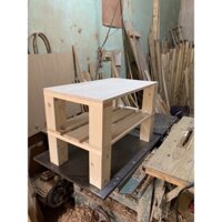 Bàn Trà 2 tầng Gỗ Tự Nhiên / 60x40 cao 40cm