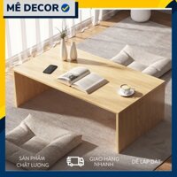 Bàn trà, bàn làm việc Nhật, bàn trà bệt gỗ Mê Decor BT04