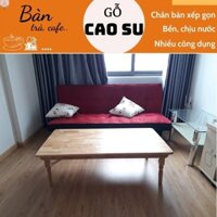Bàn trà, bàn sofa, bàn ăn, bàn học gỗ hình chữ nhật dài 1.2m, dài 90cm, dài 70cm, bàn gỗ xếp gọn nhiều kích thước