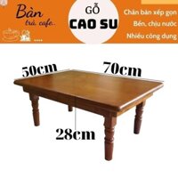 Bàn trà, bàn sofa, bàn ăn, bàn học gỗ hình chữ nhật dài 1.2m, dài 90cm, dài 70cm, bàn gỗ xếp gọn nhiều kích thước