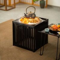Bàn trà bên lò sưởi Bàn nhỏ Bàn trà Lẩu Internet Bàn trà nổi tiếng Bếp nướng lửa Bàn nướng tại nhà Ban công ngoài trời Sân bàn bàn trà vuông