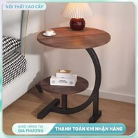 Bàn Trà Cafe Mini, Kệ Gỗ Khung Vòng Cung 2 Tầng Mẫu Mới Trang Trí Mọi Không Gian