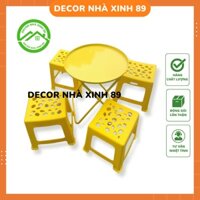 Bàn Trà chanh, bàn cà phê trà đá chân liền mặt siêu rẻ - Decor nhà xinh