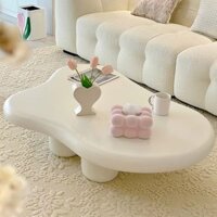 bàn trà đám mây cao cấp sơn 2k đặt sofa hoặc ngồi bệt sang trọng chống thấm chống nước