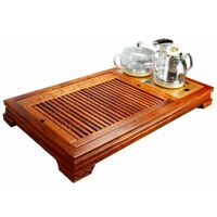 Bàn trà điện đa năng gỗ hương bát mã kèm bếp đun nước KamJove G9 KJ538