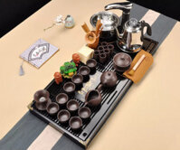 Bàn trà điện Khay gỗ thông minh Japanese Style