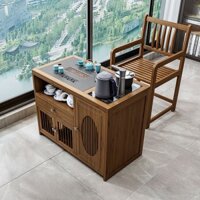 Bàn Trà Điện Thông Minh Tặng Khay Trà Bằng Đá - Bộ Nồi Điện Tự Động