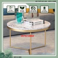 Bàn trà đôi chân sắt chữ I, Bàn sofa phòng khách siêu xinh