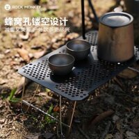 Bàn trà gấp mini di động bằng hợp kim nhôm nhẹ Rock Monkey cho cắm trại