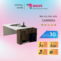 Bàn trà gỗ hiện đại SMLIFE Carrera | Gỗ MDF dày 17mm chống ẩm | D95xR50xC35cm