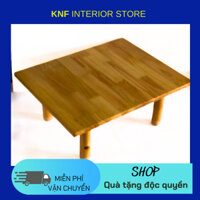 Bàn trà gỗ kiểu Nhật ngồi bệt,DxR=60x48cm thích hợp làm bàn đồ chơi trẻ em,thiết kế thông minh tháo rời gọn nhẹ tiện ích