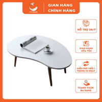 Bàn trà hạt đậu Cycy Decor chân Gỗ Tự Nhiên Sơn Lót PU Không Bị Mốc Chân  CCD- B03