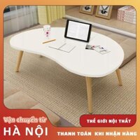 Bàn trà hạt đậu,bàn trà sofa Bàn trà hạt đậu bàn trà sofa bàn tròn bàn cafe ngồi bệt chân gỗ hiện đại