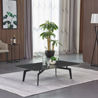 Bàn Trà Lớn Bàn trà chân sắt mặt đá chữ nhật SA- BT236